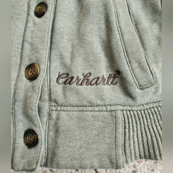 Carhartt Green Hooded Jacket - Picture 3 of 11